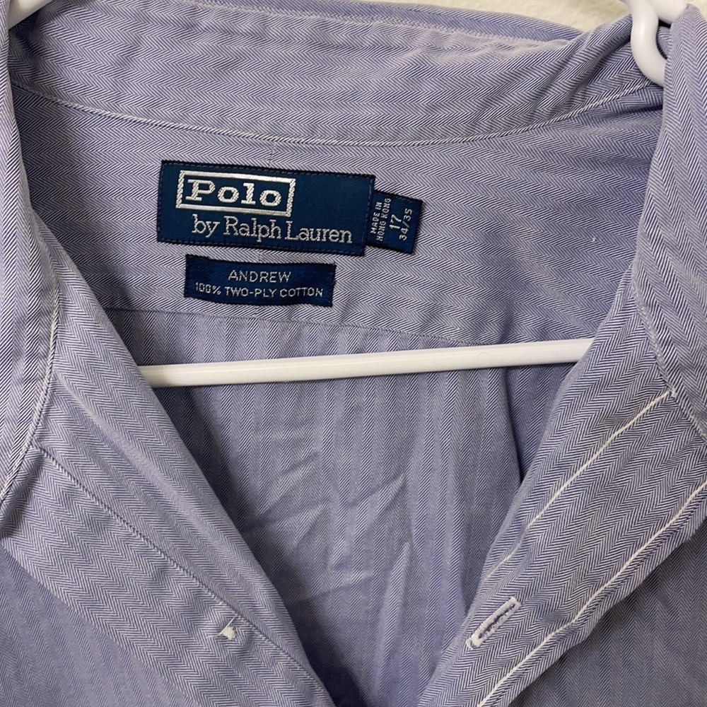 DRESS SHIRT BUTTON UP RALPH LAUREN - Picture 2 of 3